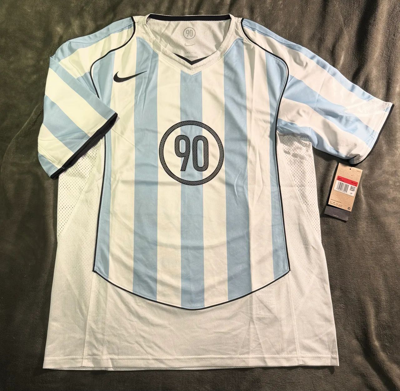 Camisa Argentina 2004 - Total 90 - Na etiqueta