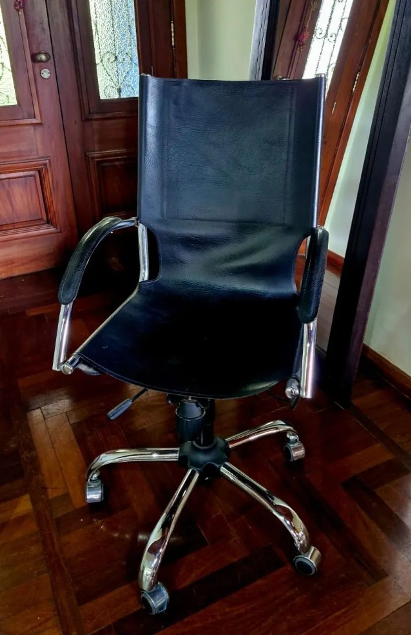 cadeira presidente couro legitimo