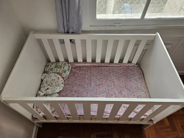 Berço Evolution Branco 4 em 1 - Reller - Com colchão Ortobom - Foto 3