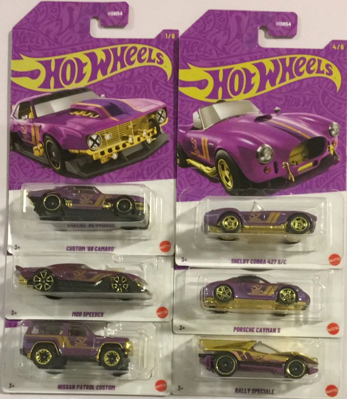 Set Hot Wheels 57 Anos com Chase