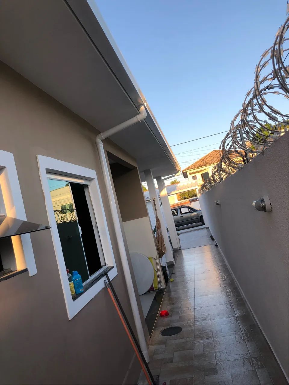 Calha residencial branco galvanizado perfeita  - Foto 4