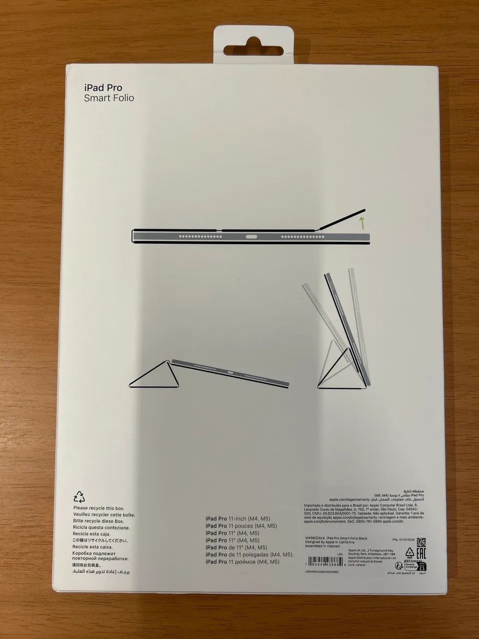 Apple Capa Smart Folio iPad Pro 11 (M4, M5) Cor Preta - Foto 2