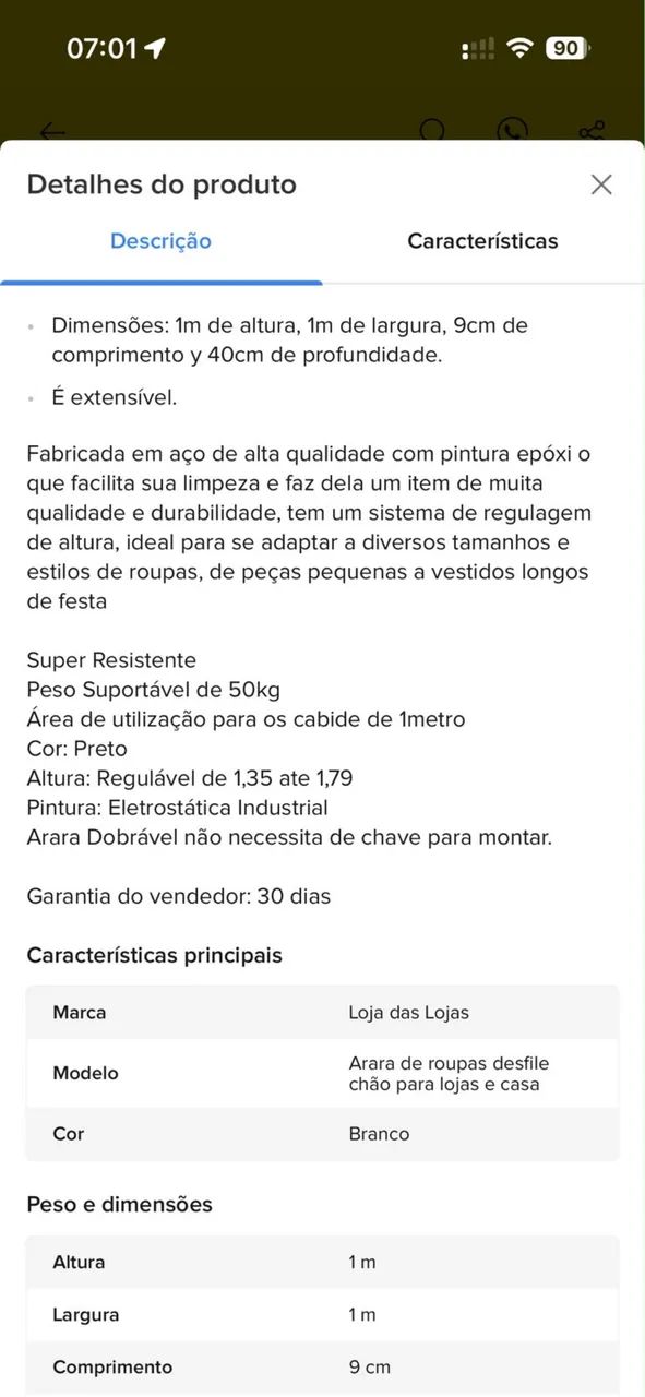 Araras para roupa - Foto 2