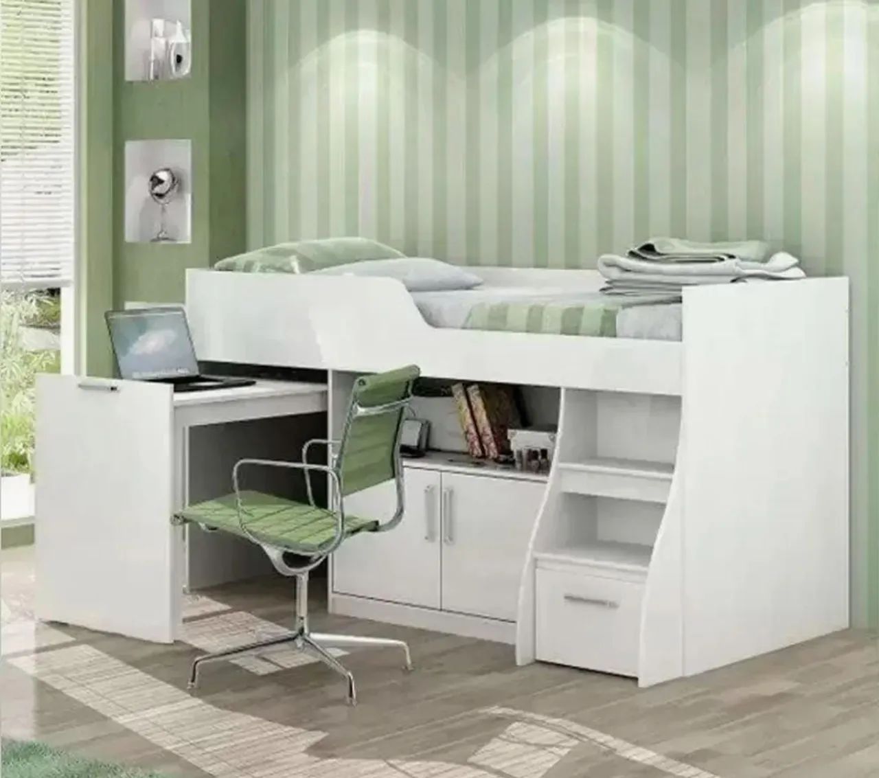 Cama escritório infantil 