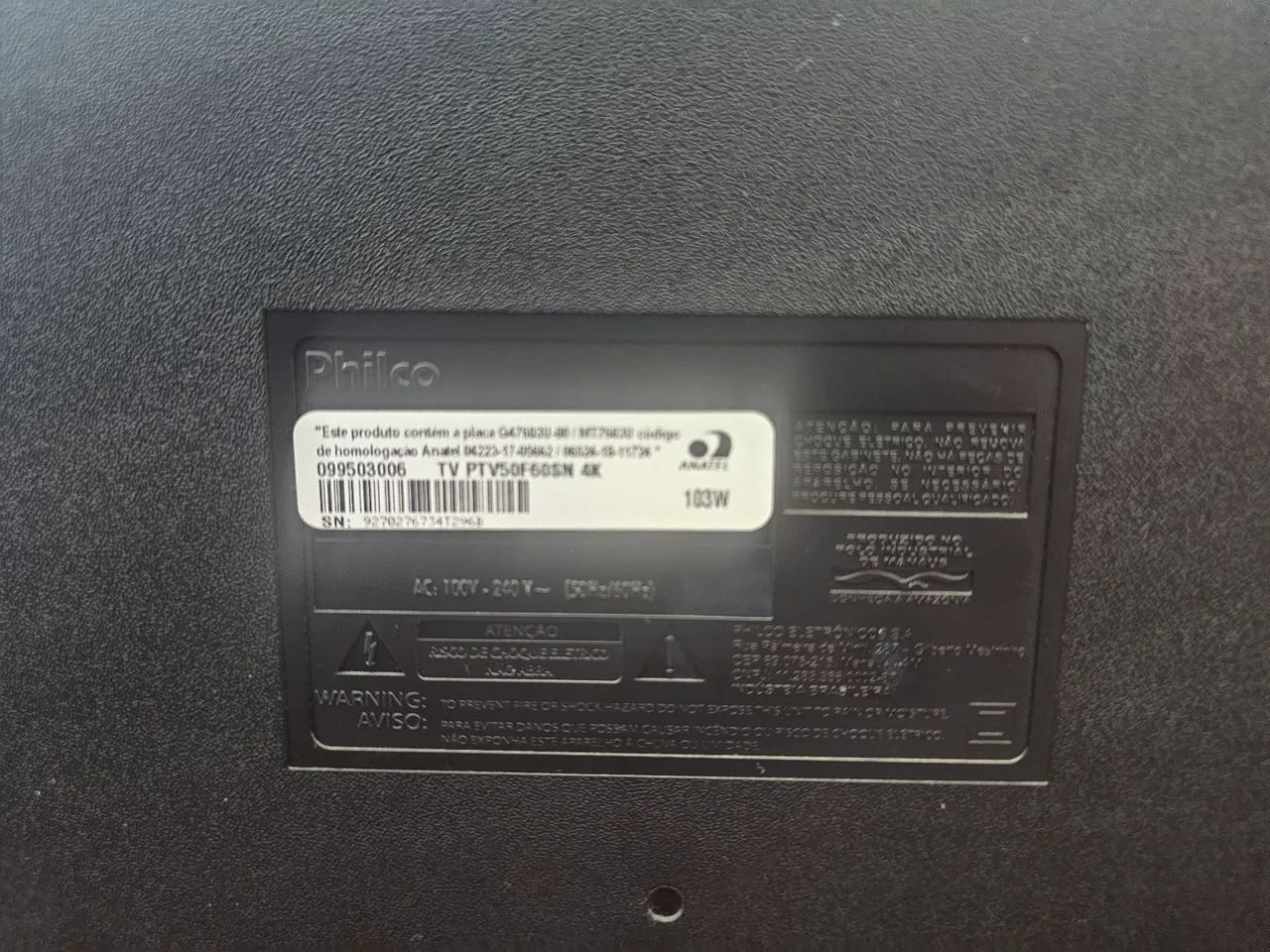 Smart Tv 50 Polegadas com defeito no Led e sem controle  - Foto 2