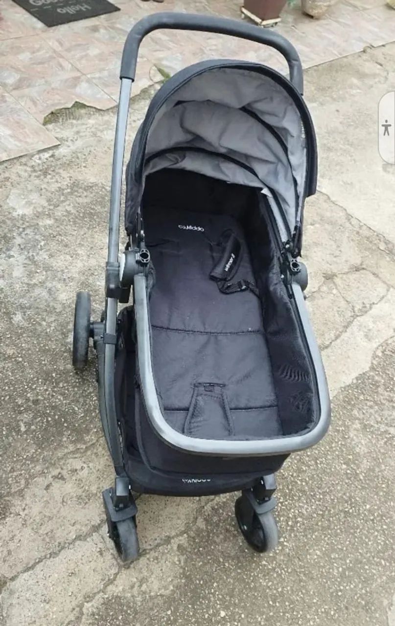 Carrinho de bebê e bebê conforto KIDDO - Foto 3