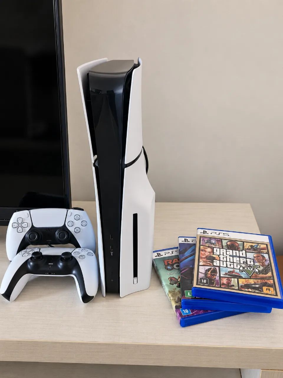 PS5 Slim 2 controles + Jogos NEGOCIO