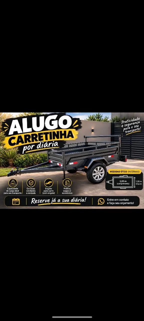 Aluguel de carretinha reboque - diária 