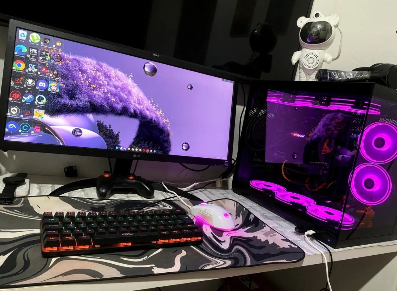 Pc Gamer Rx6600 Ryzen 5+Monitor Ultrawlde 