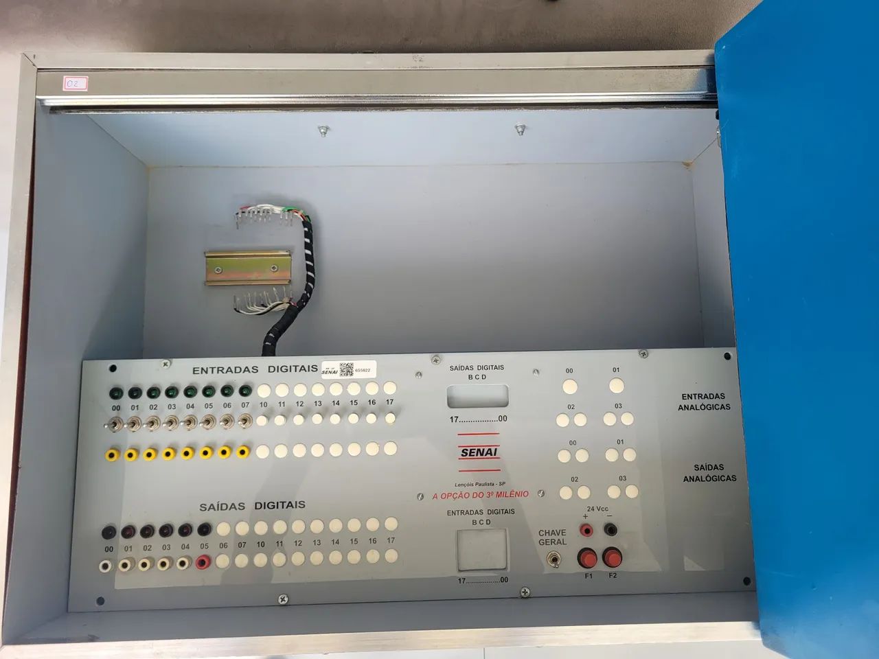 Fonte chaveada 24V- Maleta didática de treinamento/testes SENAI