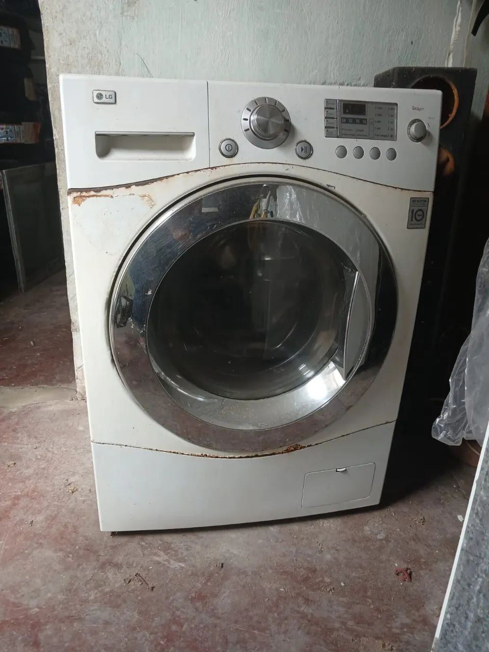 Máquina de lavar LG ( Lava e seca ) 10kg - Foto 4