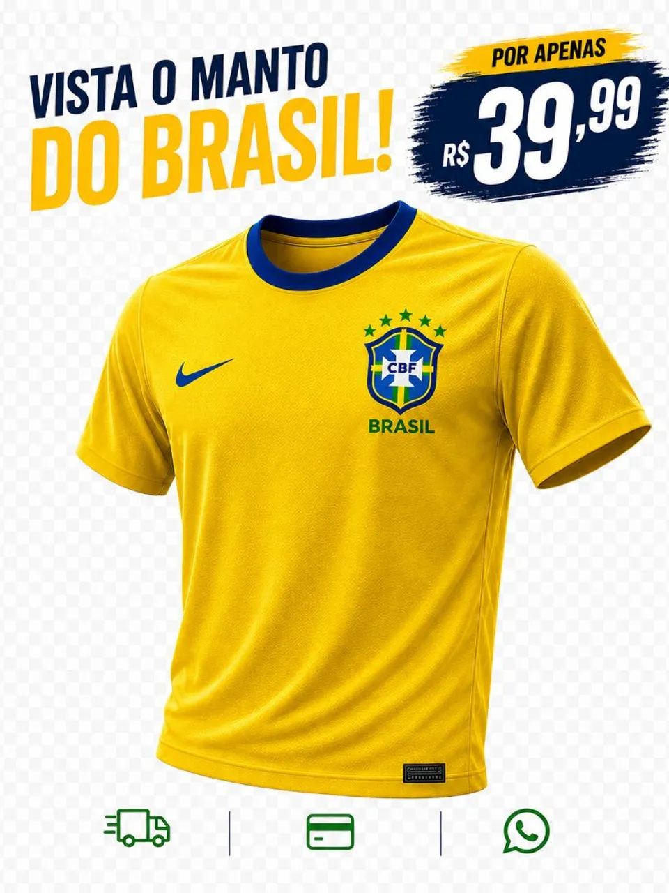Camisas da seleção brasileira 