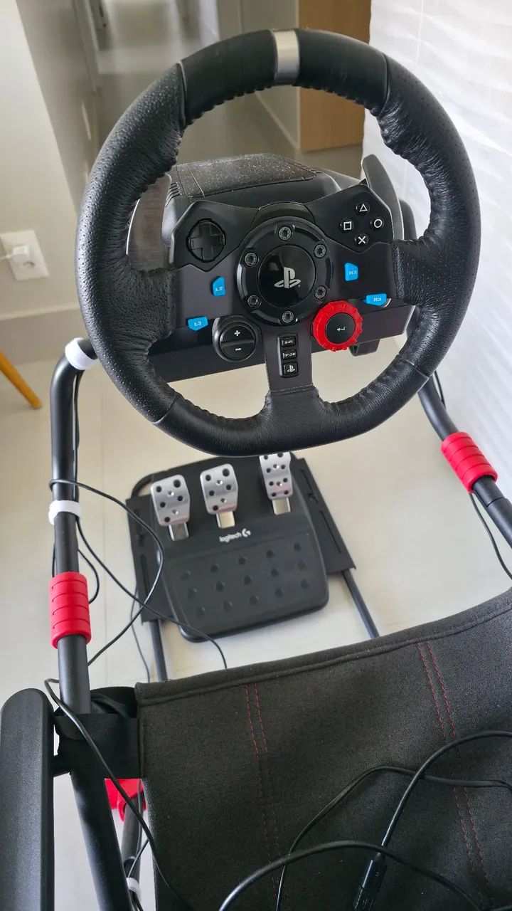 Cockpit para Sim Racing + Logitech G29 + Câmbio (Completo) - Foto 4