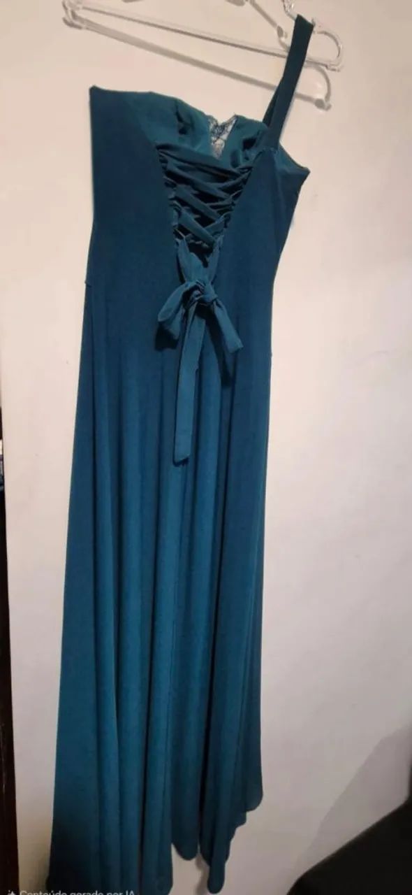 Vestido de festa verde oliva - Foto 2