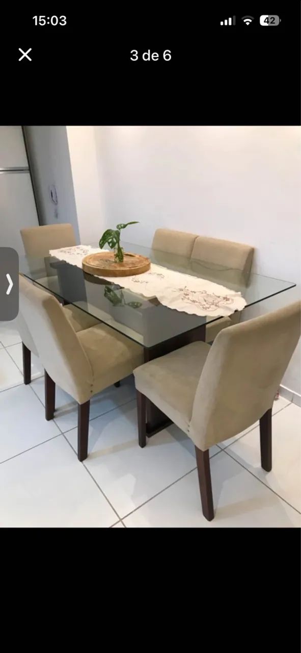 Vendo mesa (sem cadeiras) - Foto 3