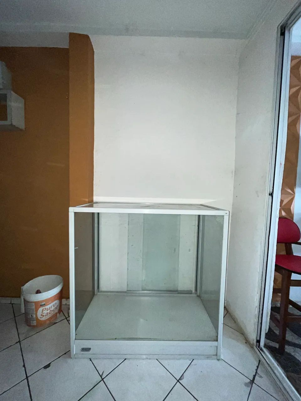 Balcão de vidro
