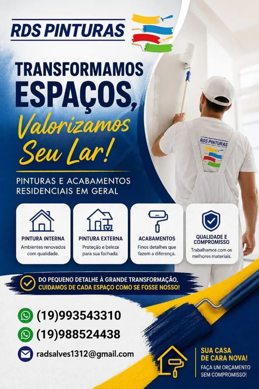 Pintor Residencial e Comercial