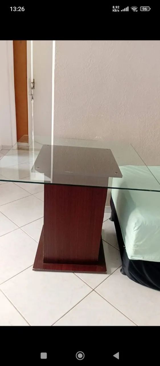 Base de mesa com vidro 65048987693185120