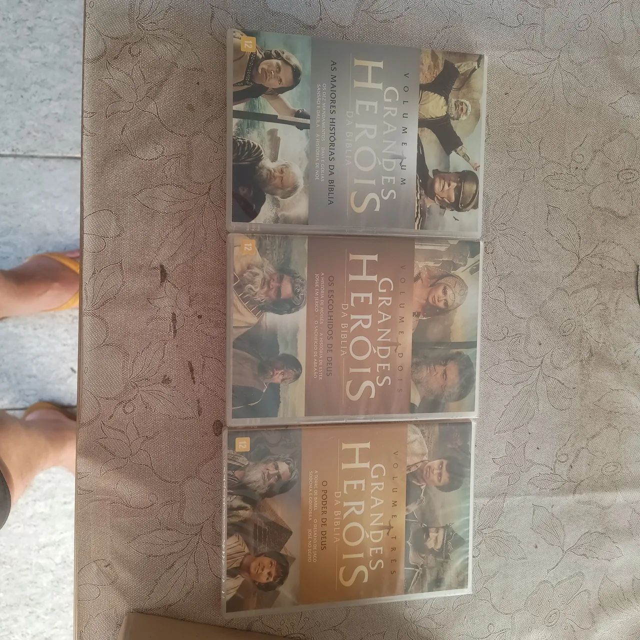 Coleção de dvds grandes heróis da bíblia 