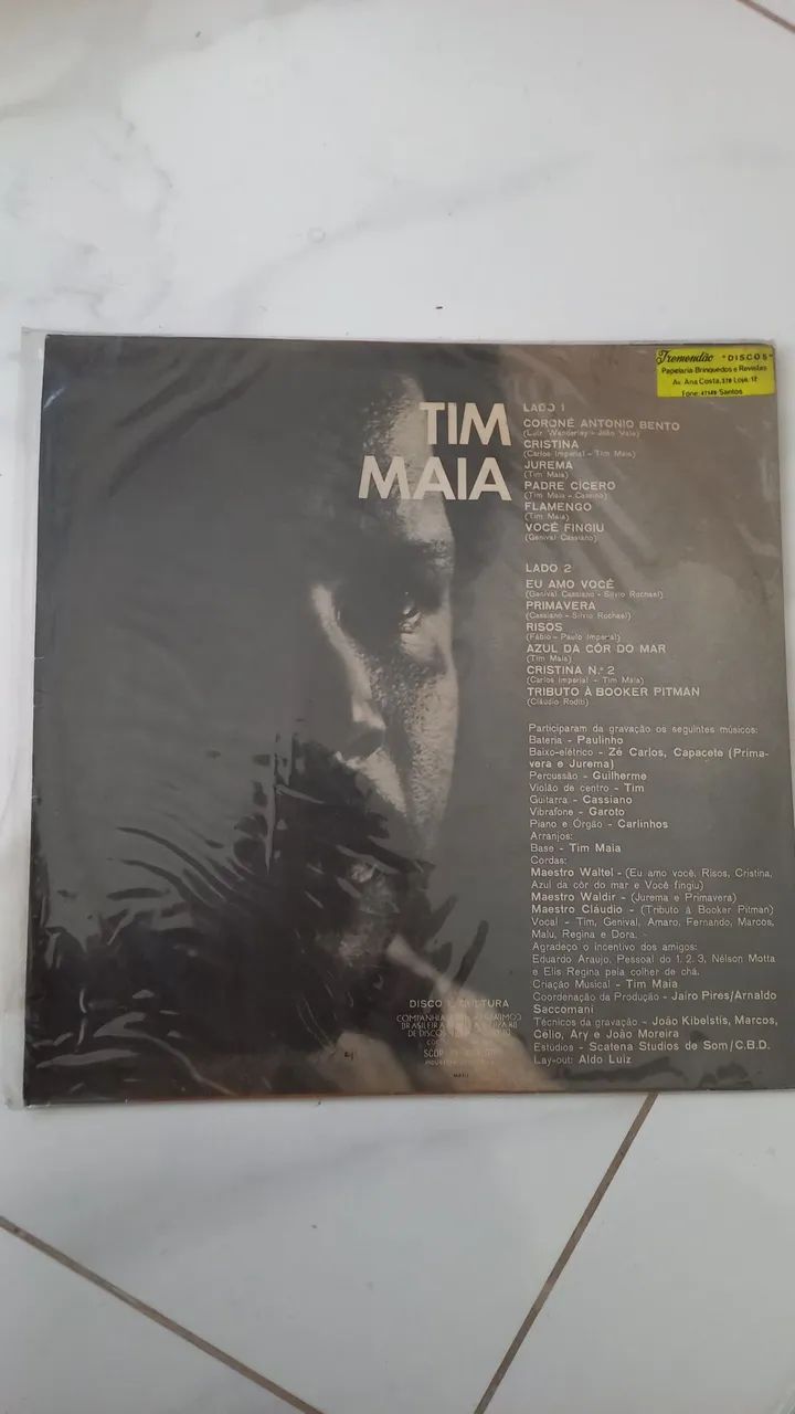 Disco vinil do Tim Maia 1970  - Foto 2