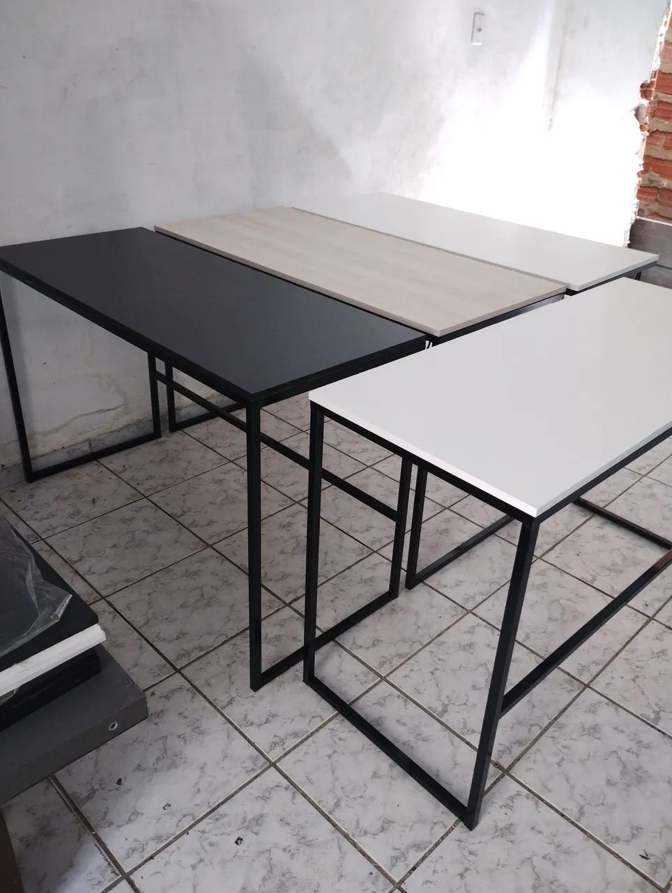 Mesa  estilo industrial com MDF  - Foto 5