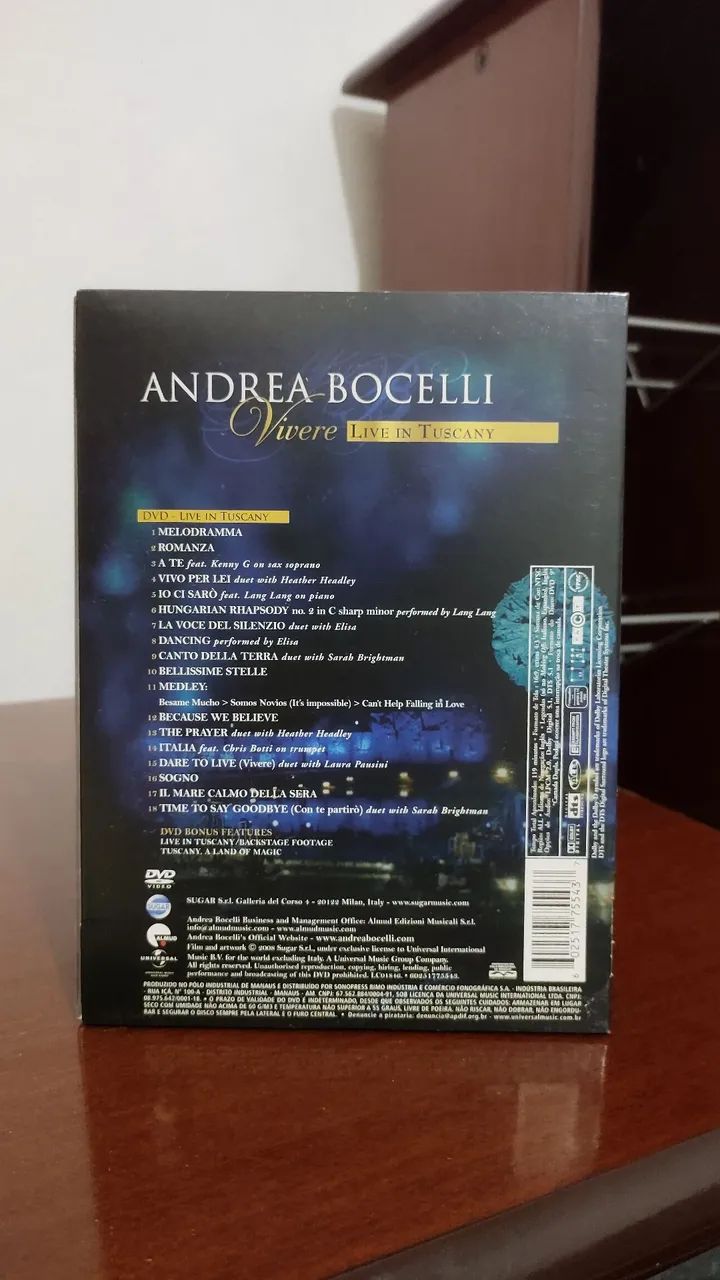 DVD Andrea Bocelli  - Foto 2