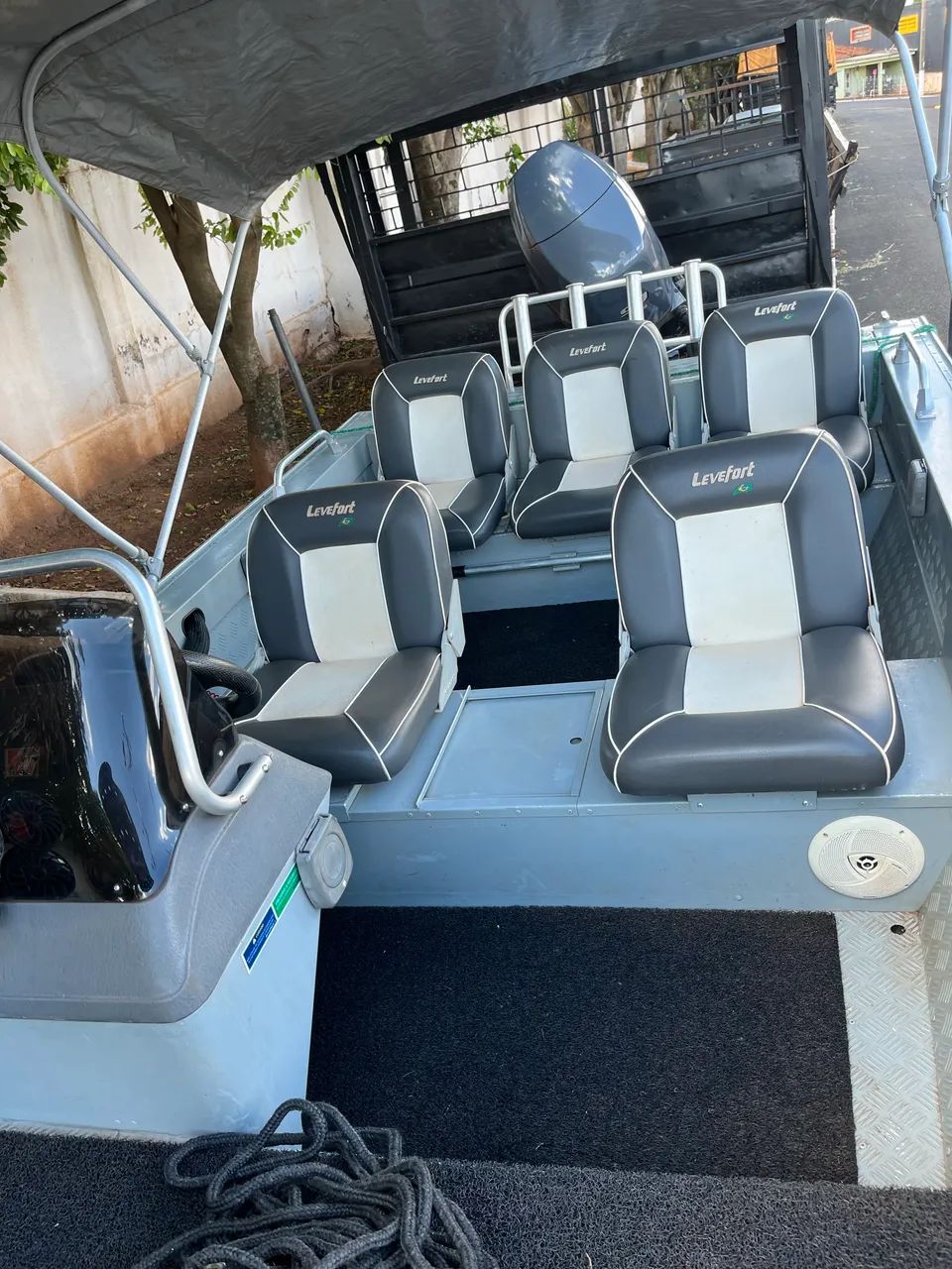 Lancha levefort 90 hp 4 tempos Marajó  - Foto 9