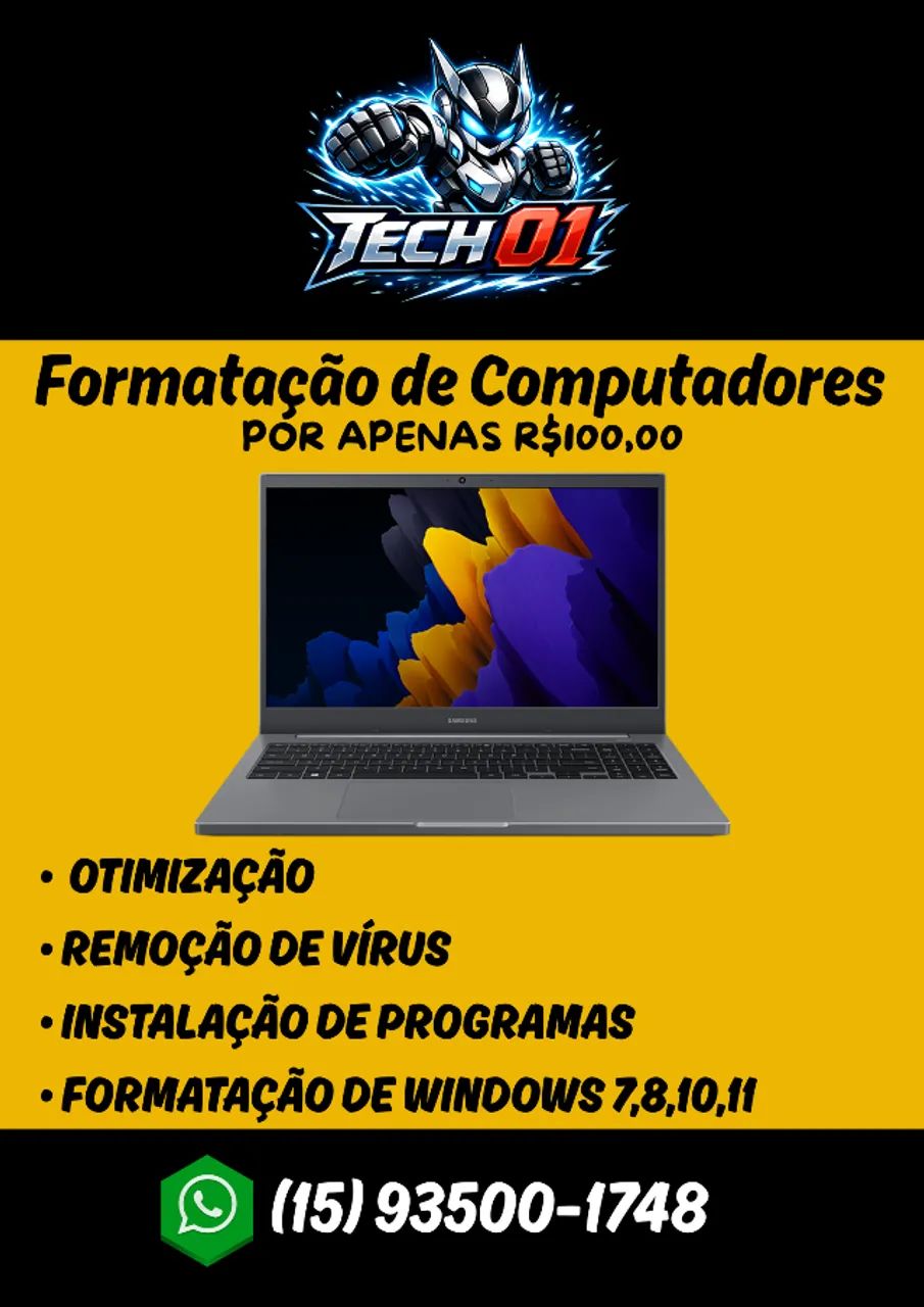 formatação de Computadores