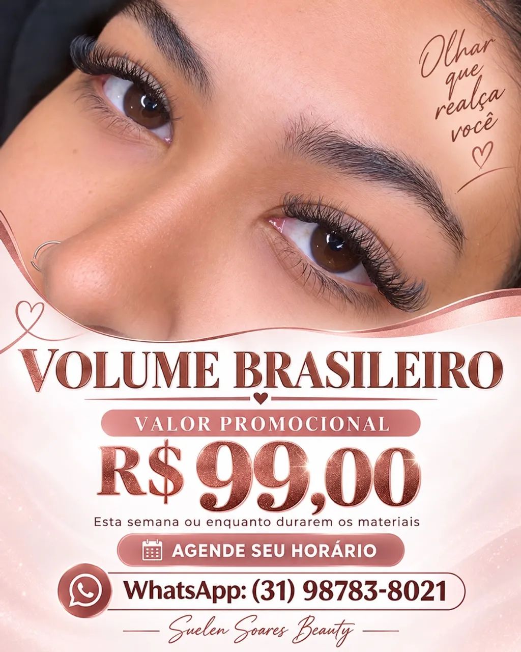 Extensão de cílios 