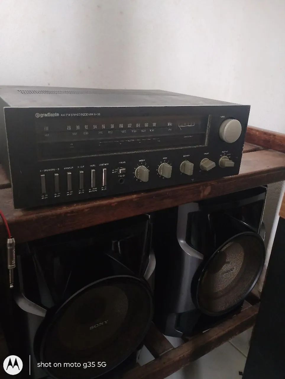 Receiver+ toca discos Gradiente (pra conserto / reparo) - Foto 5