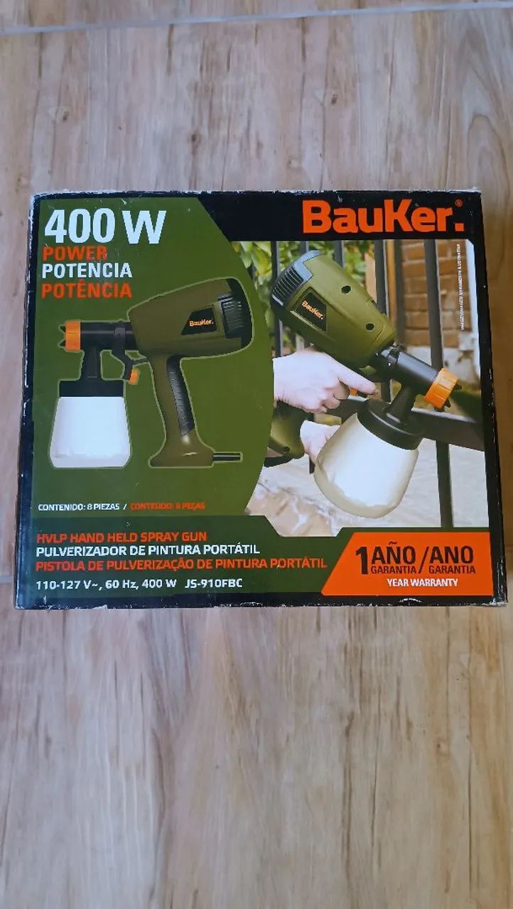 Pulverizador de pintura portátil bauker  - Foto 2