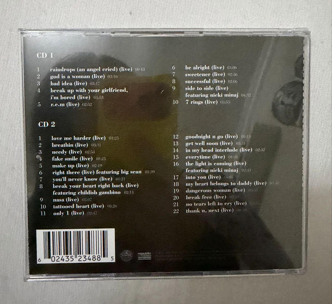 Cd k bye for now live Ariana Grande - Foto 2