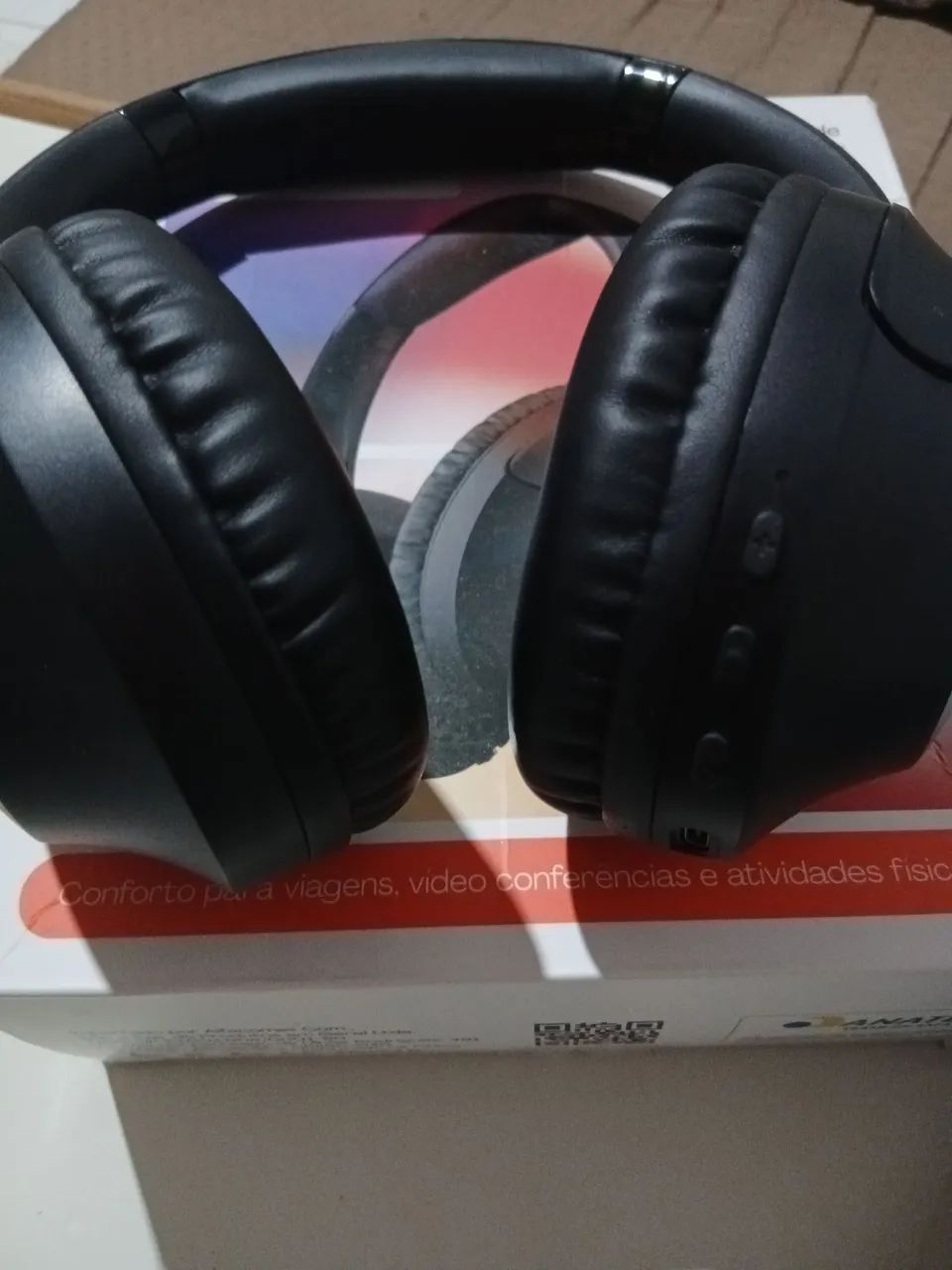 Fone De Ouvido Over Ear Aermood Preto - Foto 3