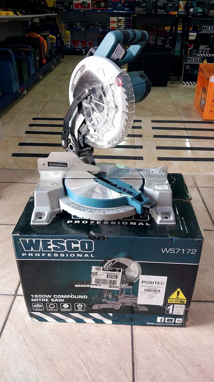 Serra esquadria 10pol 1800w Wesco(Nova) - Foto 5