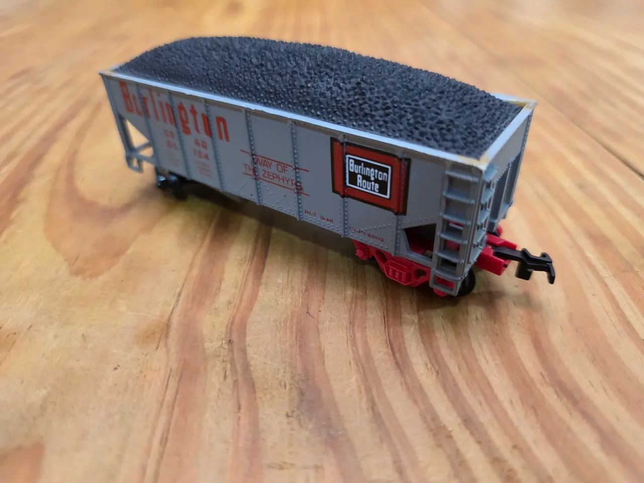 Vagão tipo HAT Burlington Route 