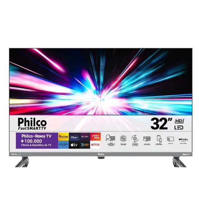Smart Tv Philco 32" - Lacrada com nota fiscal - Foto 2