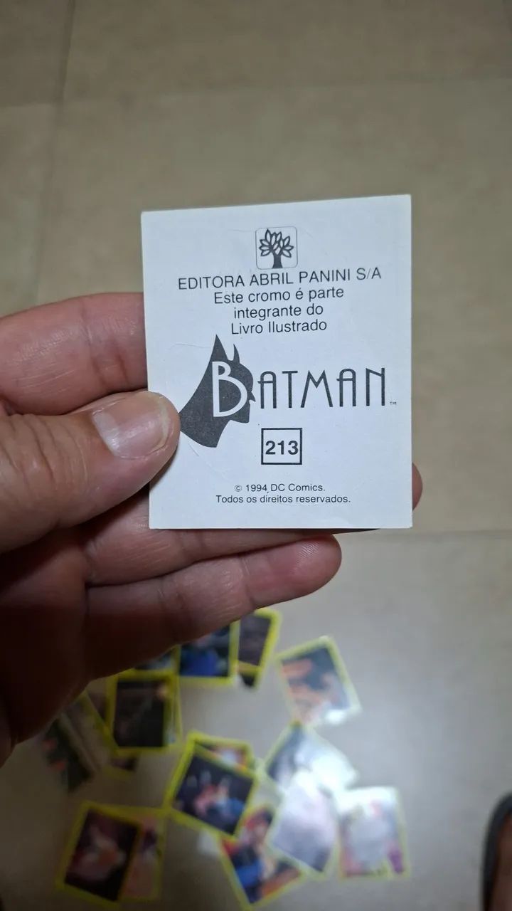 Figurinhas,  batman 1994 - Foto 2