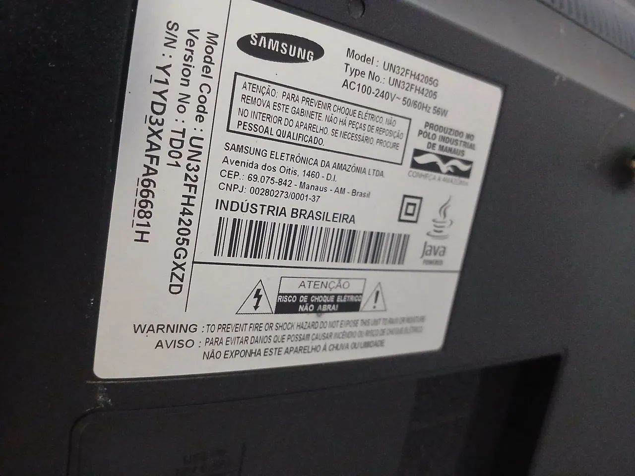 TV Samsung 32 polegadas (NÃO É SMART) - Foto 2