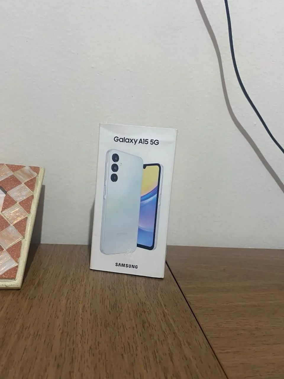 A15 5G com tela danificada