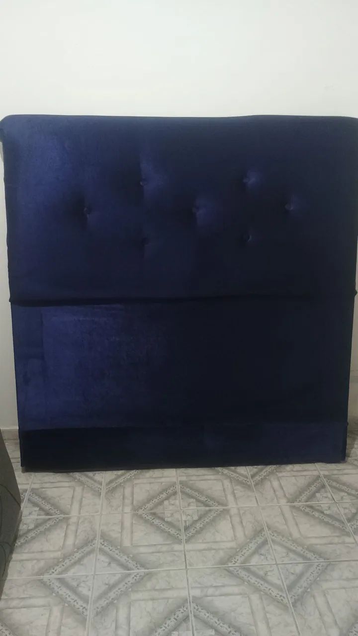 Cabeceira de veludo 