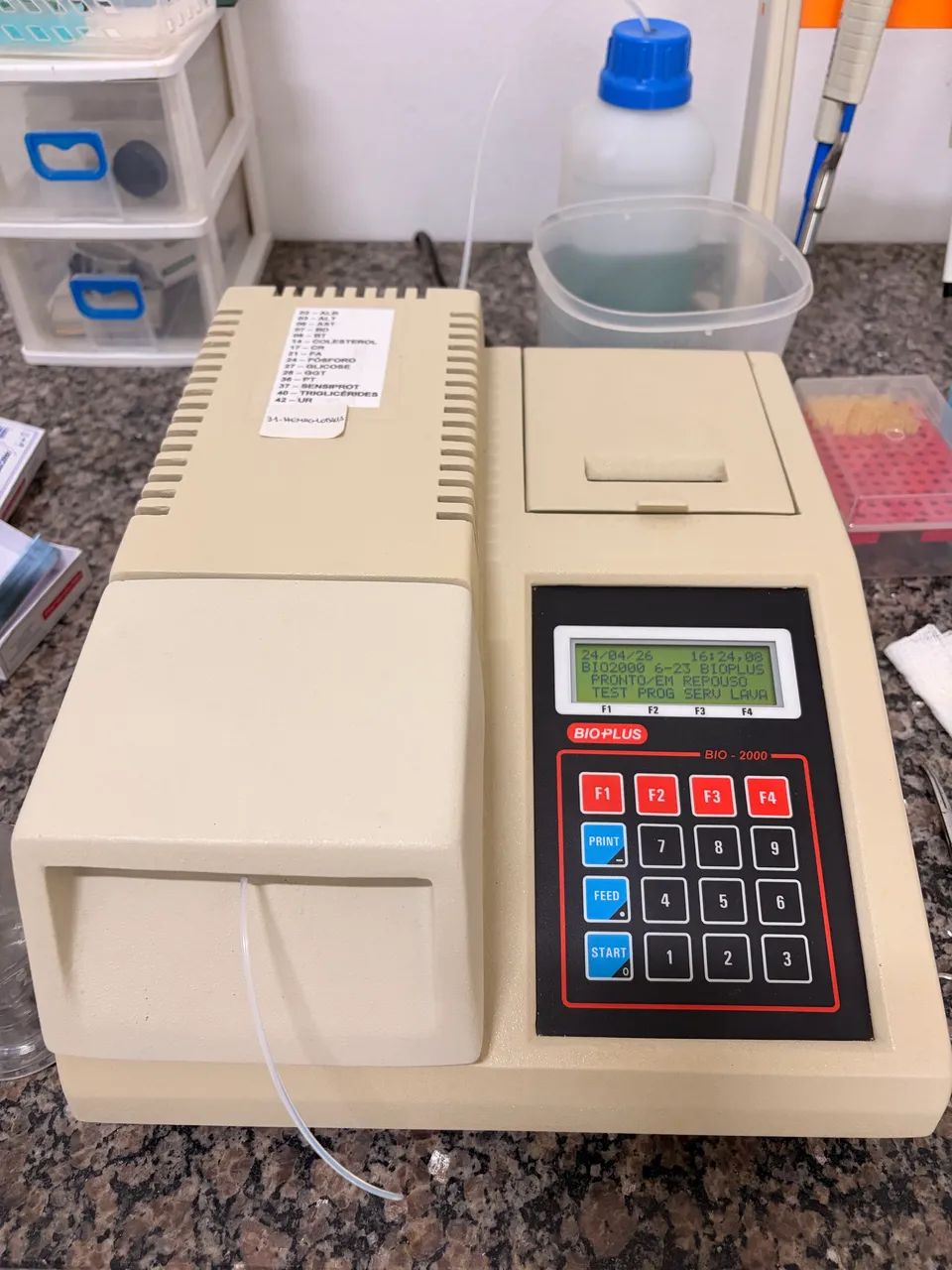 nalisador Bioquímico Semiautomático Bioplus 2000