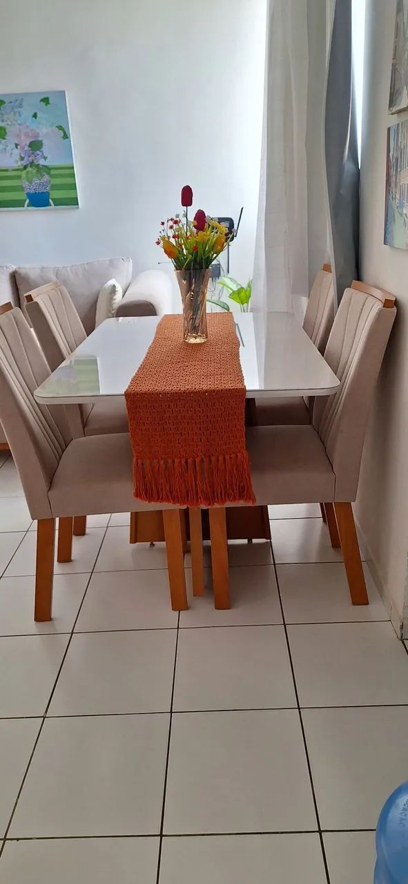 mesa de jantar com 4 cadeiras  - Foto 3