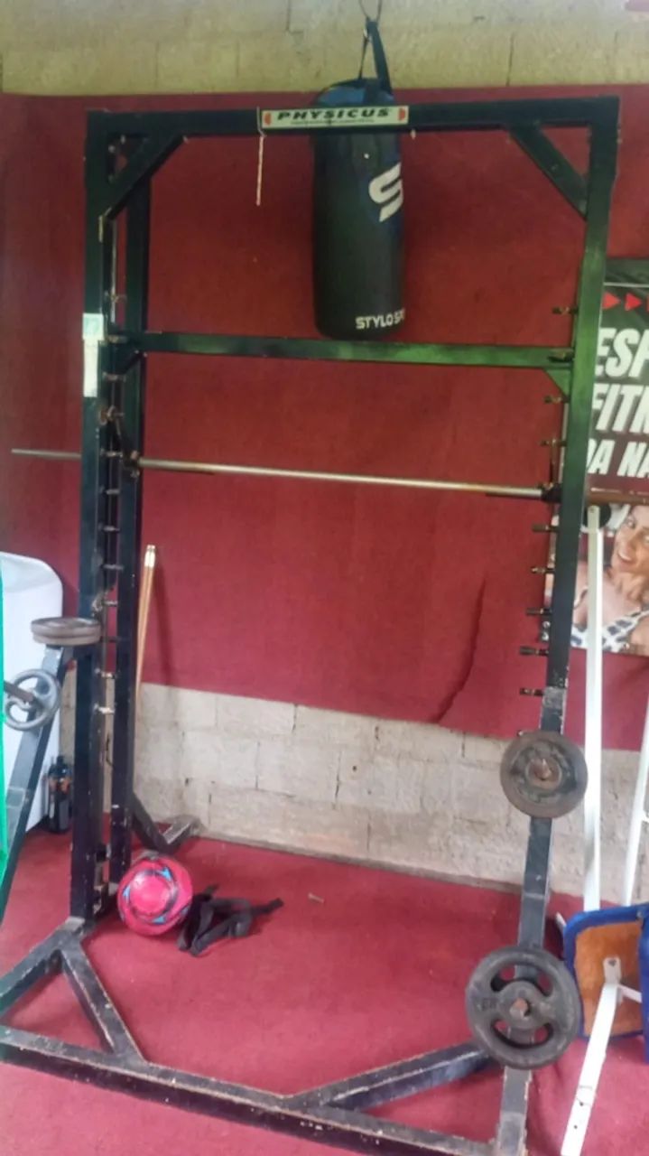 Aparelho de Academia Barra guiada smith 