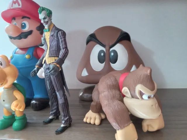 Kit 6 Bonecos Miniatura Action Figure Nintendo - Foto 4