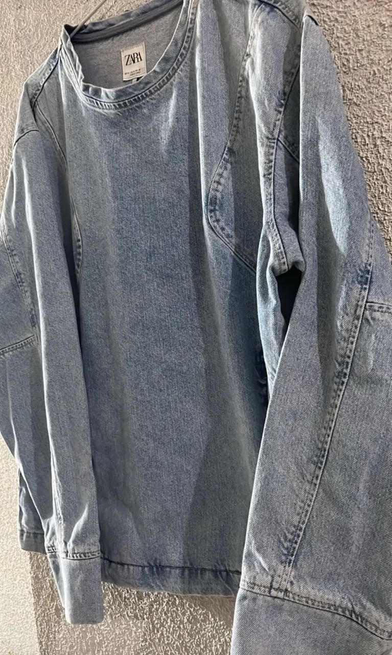 Blusa moletom denim zara - Foto 3