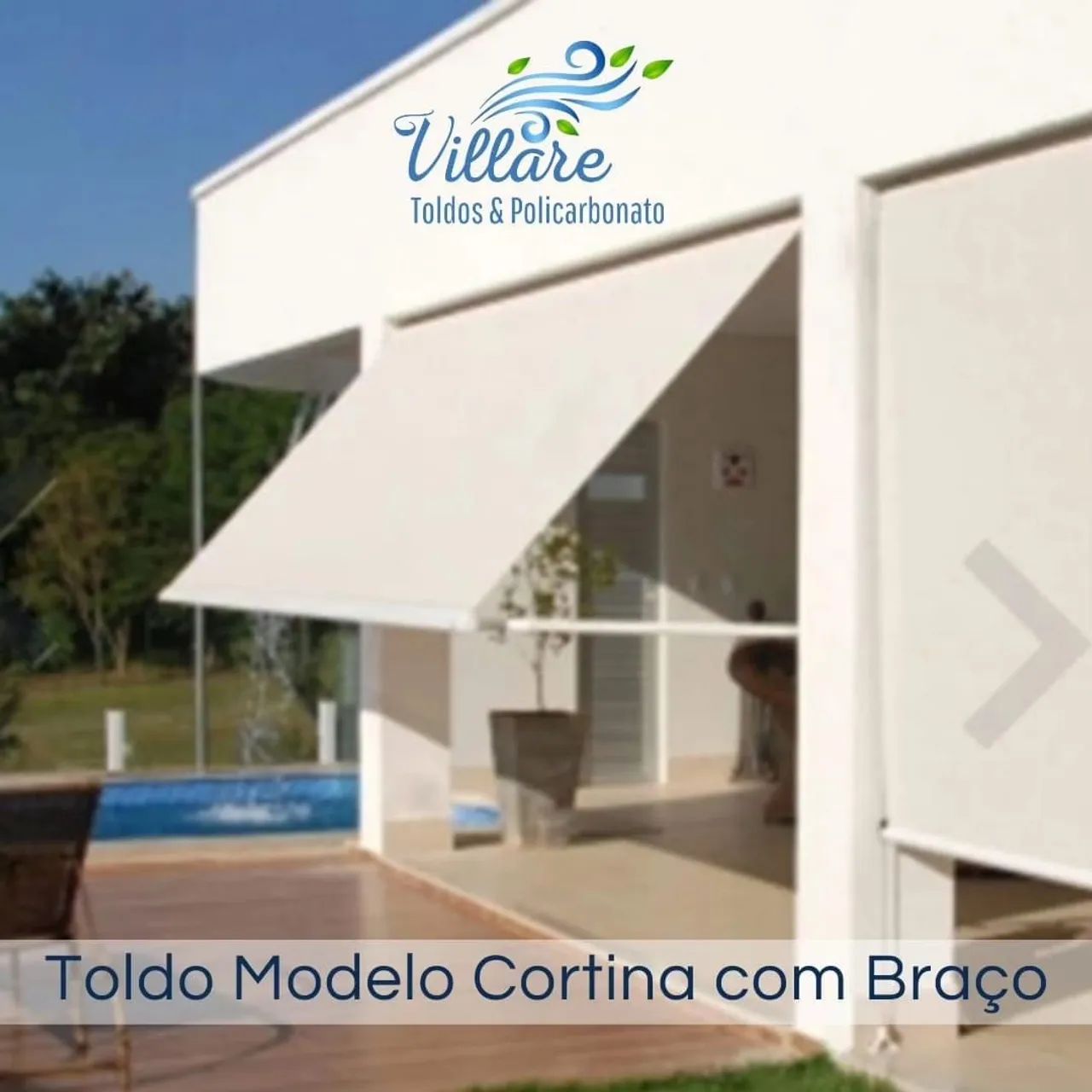 Toldo Cortina com Braço Extensor  - Foto 4