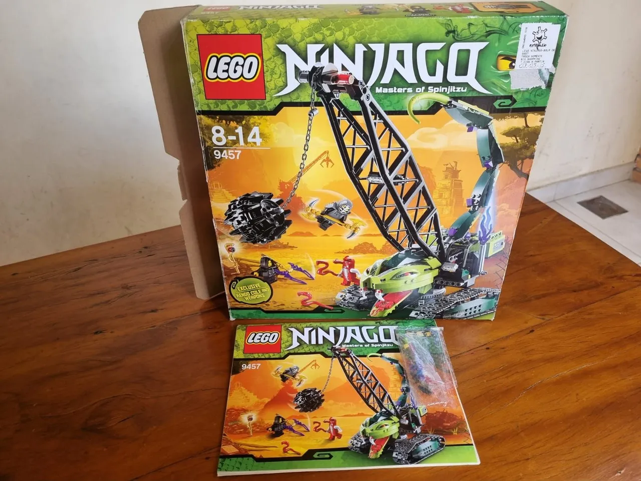 Conjunto Legos Ninjago Set 70741 Airjitzu Cole e Set 70647 Kai