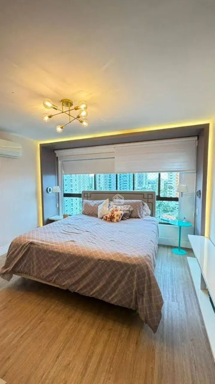 VENDE-SE APARTAMENTO REFORMADO E DECORADO 206M², 4 SUÍTES, SALA E VARANDA AMPLA COM ÁREA D - Foto 5