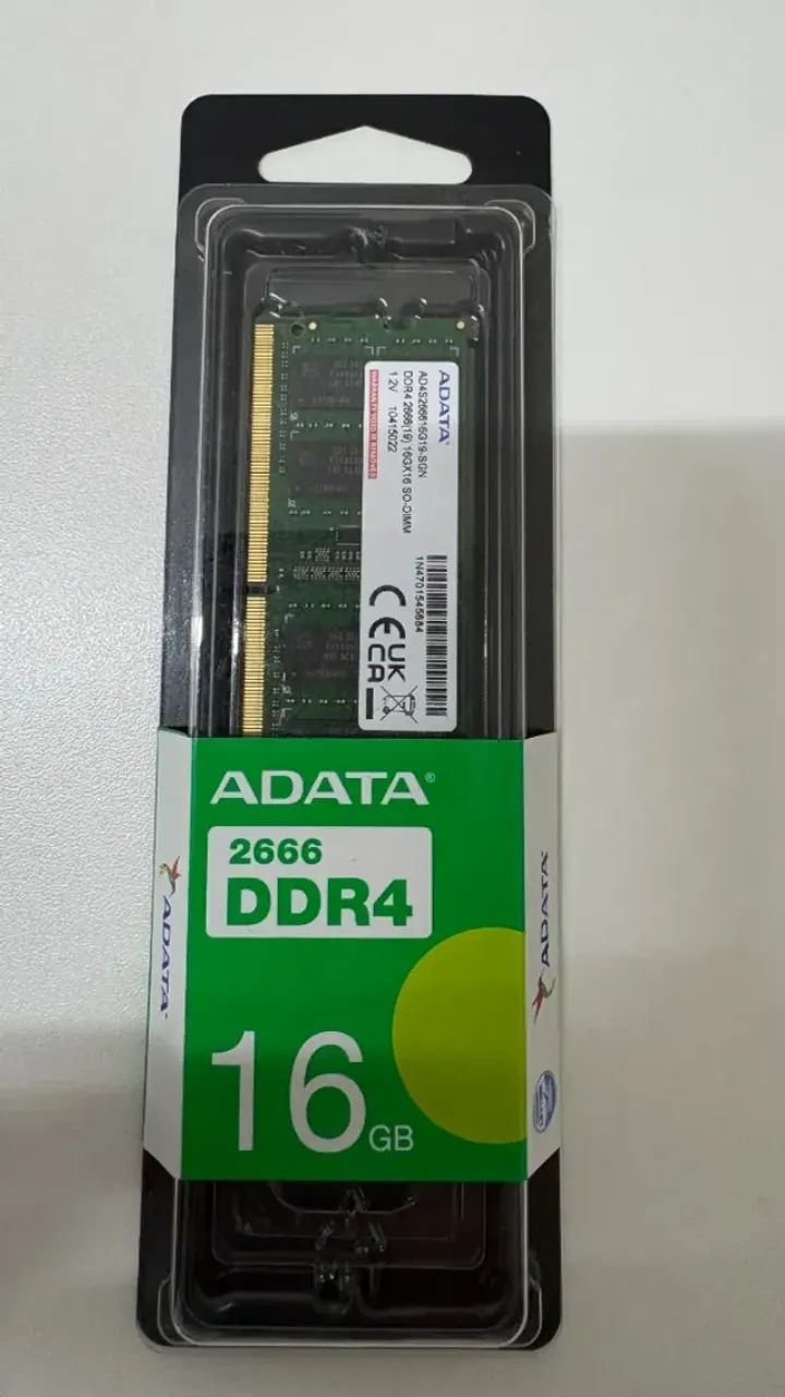 Memória RAM ADATA 16GB DDR4 2666MHz Desktop