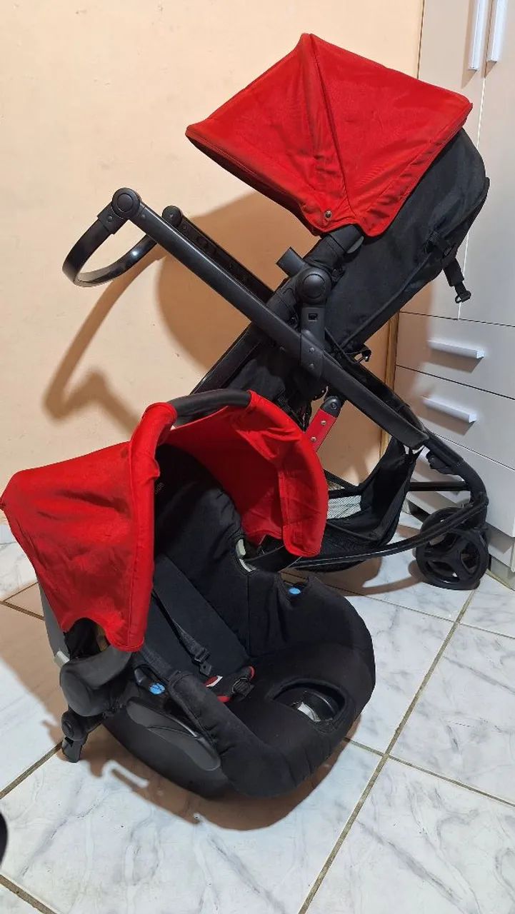 Carrinho Moisés + bebe conforto  - Foto 3